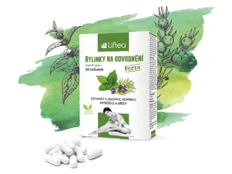 Liftea Bylinky na odvodnění Forte 30 tobolek