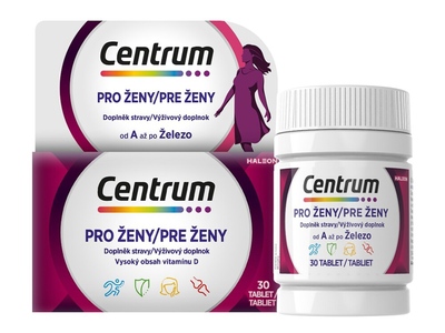Centrum multivitamín pro ženy 30 tablet