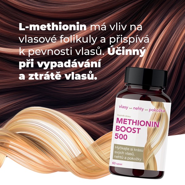 Methionin BOOST 500 60 tablet
