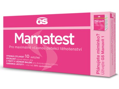 GS Mamatest Těhotenský test 2 ks