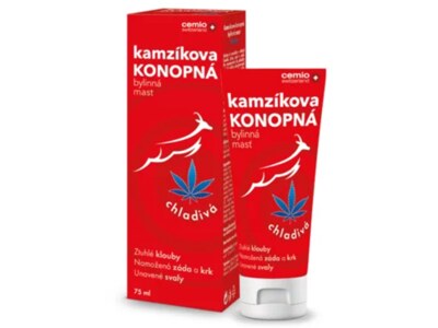 Cemio Kamzíkova konopná mast chladivá 200 ml