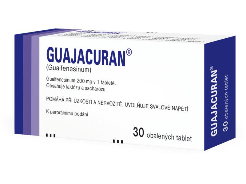 Guajacuran 200 mg 30 obalených tablet Guajacuran 200 mg 30 obalených tablet