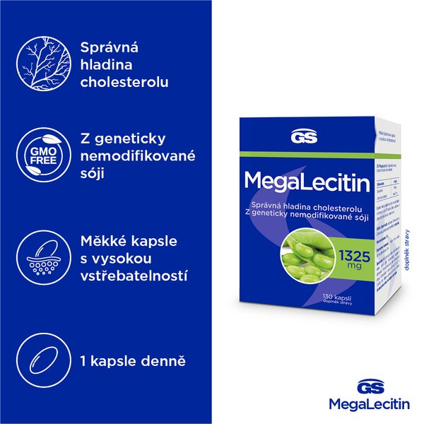 GS MegaLecitin 130 kapslí GS MegaLecitin 130 kapslí