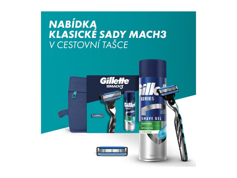 Gillette Mach3 dárková sada pro muže
