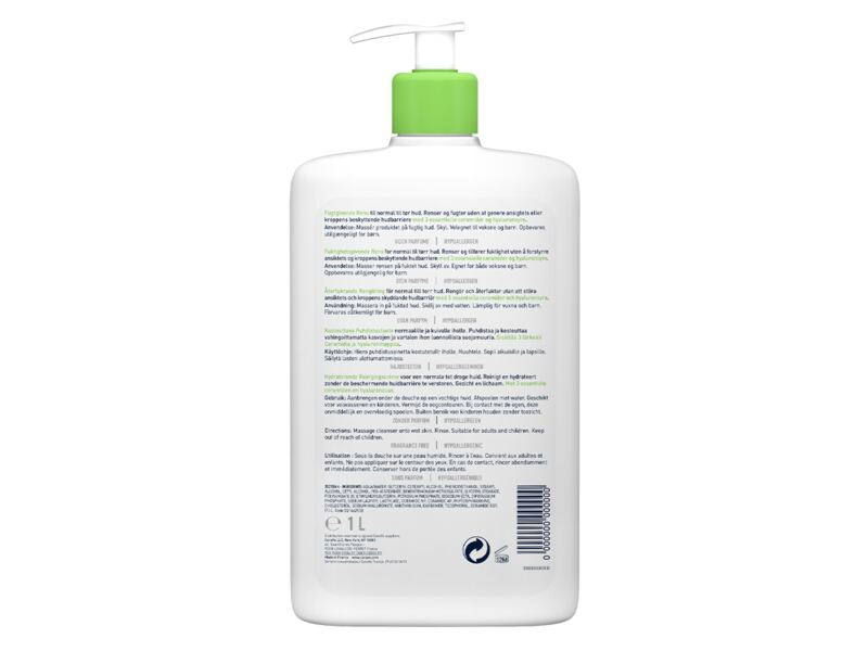 CeraVe Hydratační čisticí emulze/gel 1000 ml CeraVe Hydratační čisticí emulze/gel 1000 ml