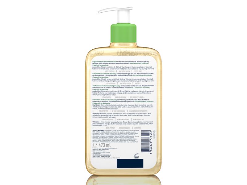 CeraVe Hydratační čisticí pěnicí olej 473 ml