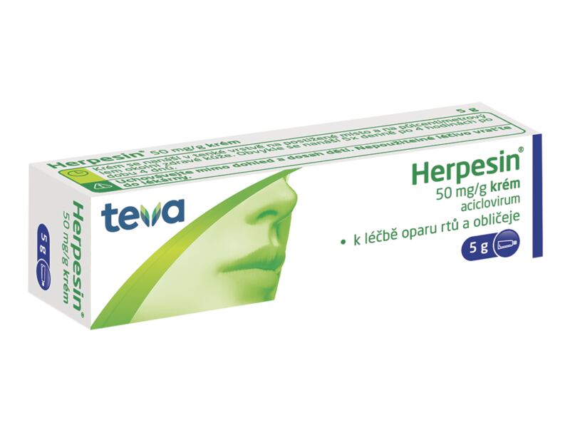 Herpesin krém 5 g