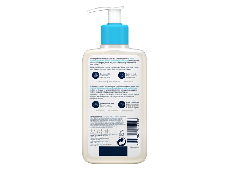 CeraVe SA Zjemňující čisticí emulze/gel 236 ml