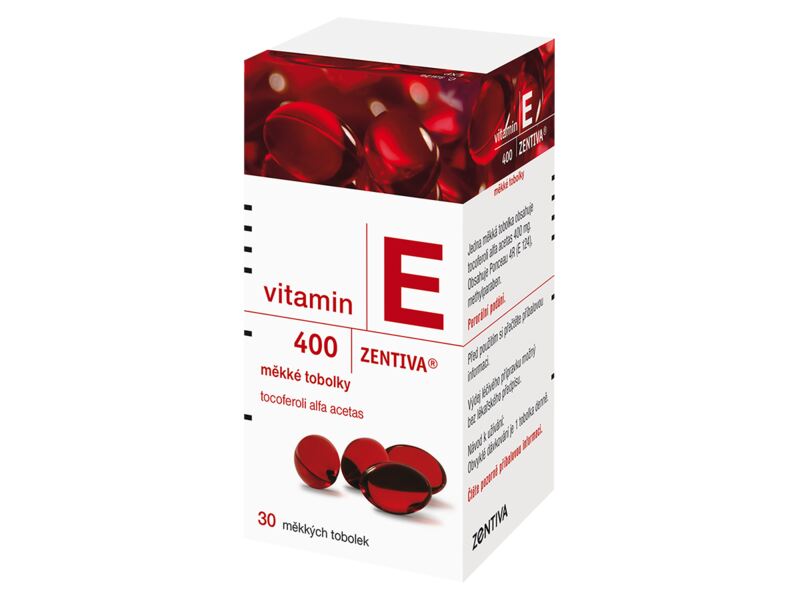 Vitamin E 400 Zentiva 30 měkkých tobolek