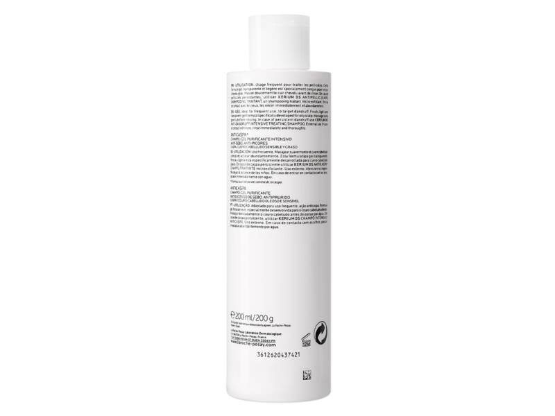 La Roche-Posay Kerium Gelový šampon proti lupům 200 ml