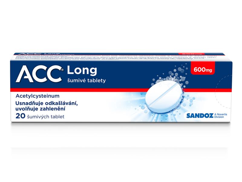 ACC Long 600 mg 20 šumivých tablet ACC Long 600 mg 20 šumivých tablet