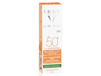 Vichy Capital Soleil SPF50 Zmatňující krém 50 ml