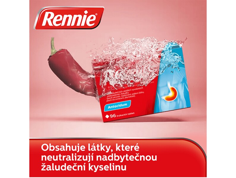 Rennie 48 žvýkacích tablet