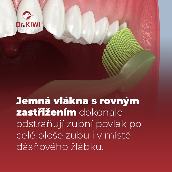 Dr. KIWI 5400 Ultra soft zubní kartáček 3 ks 1+1 ZDARMA