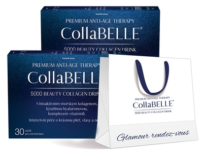 CollaBELLE® 5000 Beauty collagen drink 30 sáčků Vánoční edice 1+1 ZDARMA CollaBELLE® 5000 Beauty collagen drink 30 sáčků Vánoční edice 1+1 ZDARMA