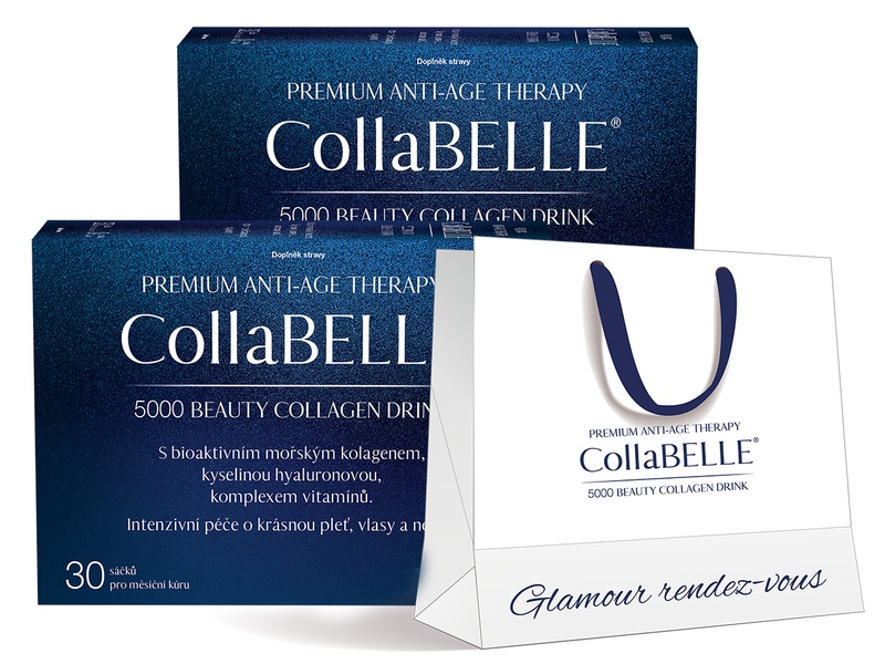 CollaBELLE® 5000 Beauty collagen drink 30  sáčků Vánoční edice 1+1 ZDARMA