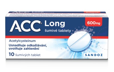 ACC Long 600 mg 10 šumivých tablet ACC Long 600 mg 10 šumivých tablet