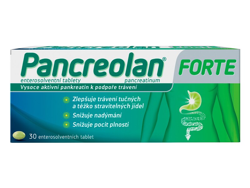 Pancreolan Forte 30 enterosolventních tablet