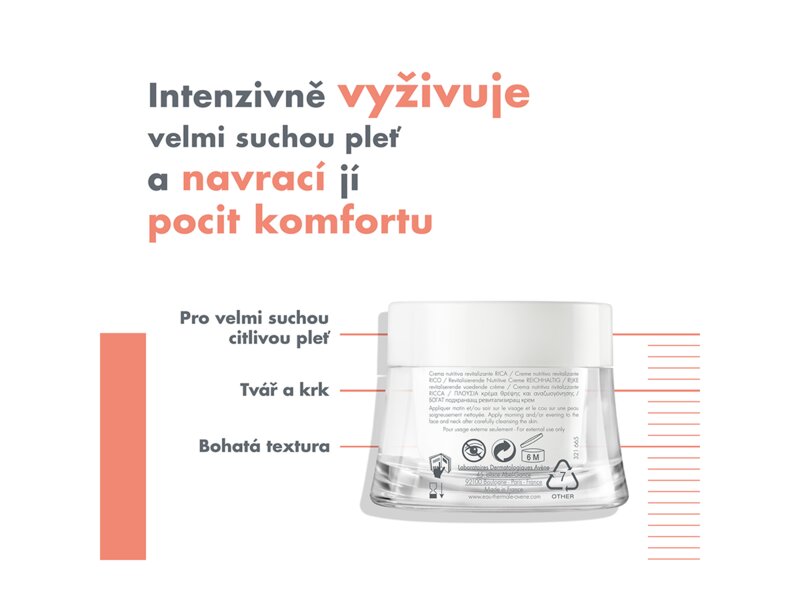 Avene Revitalizační velmi výživný krém 50 ml