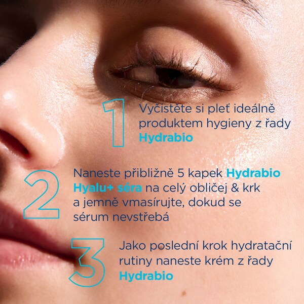 Bioderma Hydrabio Hyalu+ sérum, vysoce koncentrované sérum pro dehydratovanou pleť 30 ml