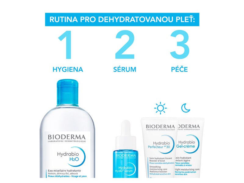 Bioderma Hydrabio Hyalu+ sérum, vysoce koncentrované sérum pro dehydratovanou pleť 30 ml