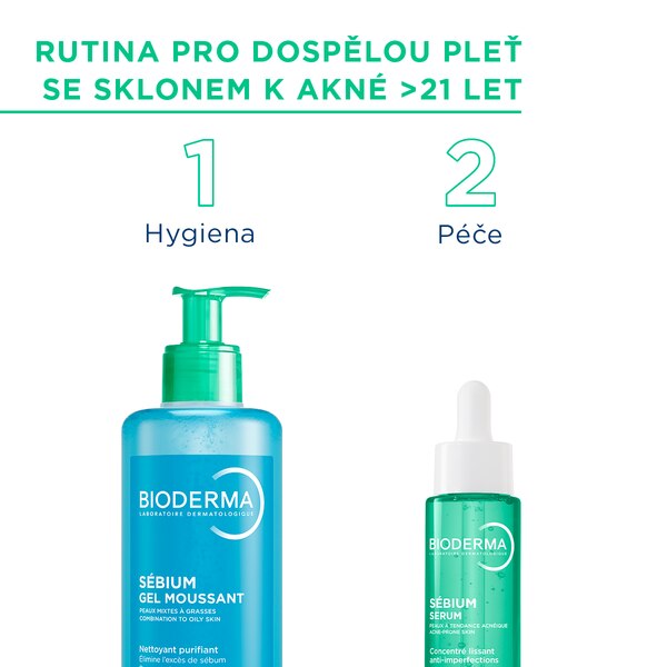 Bioderma Sébium Sérum, koncentrované sérum pro dospělou pleť se sklonem k akné 30 ml