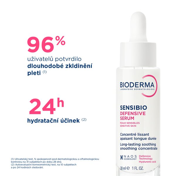 Bioderma Sensibio Defensive sérum, zklidňující koncentrované sérum na zjemnění vrásek pro citlivou pleť 30 ml Bioderma Sensibio Defensive sérum, zklidňující koncentrované sérum na zjemnění vrásek pro citlivou pleť 30 ml