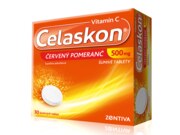 Celaskon 500 mg červený pomeranč 30 šumivých tablet Celaskon 500 mg červený pomeranč 30 šumivých tablet