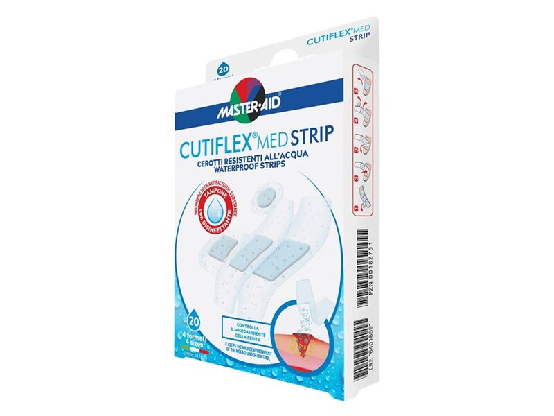 Cutiflex Med Náplasti do vody 4 velikosti 20 ks