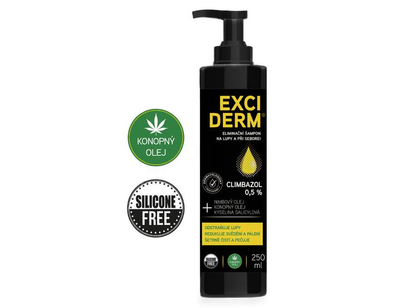 Exciderm Seborrhea Shampoo šampon na lupy a při seborei 250 ml