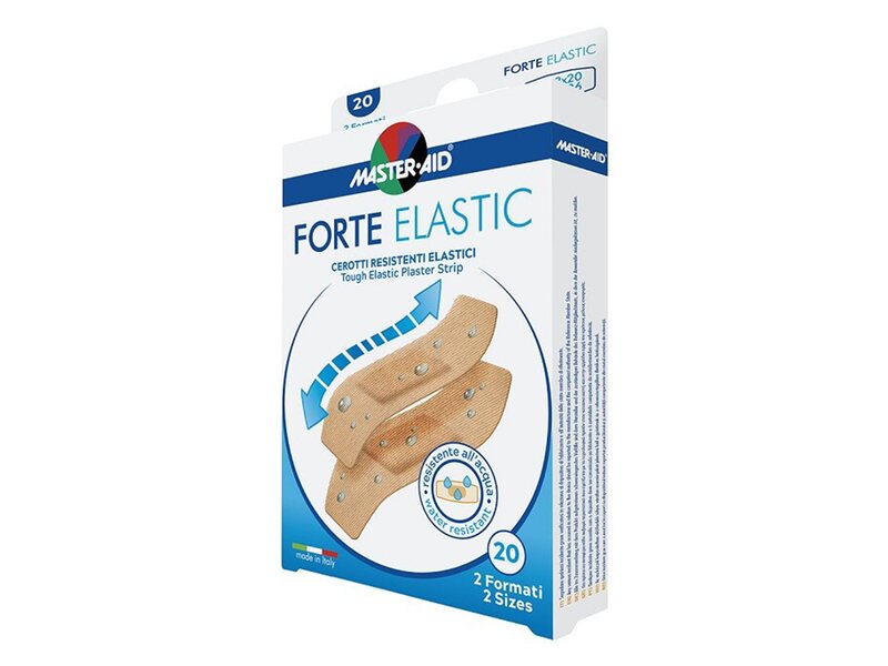 Forte Elastic Náplasti elastické voděodolné 20 ks 2 velikosti Forte Elastic Náplasti elastické voděodolné 20 ks 2 velikosti