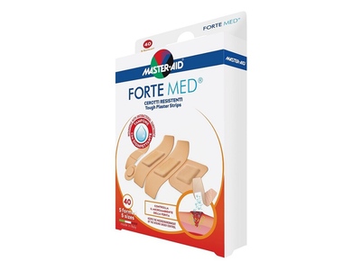 Forte Med Náplasti pevné voděodolné 5 velikostí 40 ks
