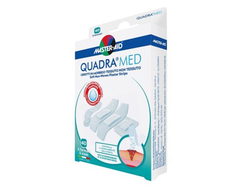 Quadra Med Náplasti jemné 5 velikostí 40 ks