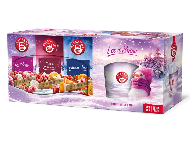 Teekanne Let it Snow Dárkové balení 3x20 sáčků + hrnek