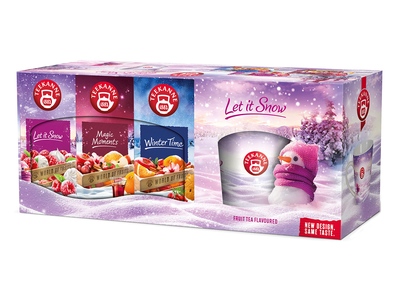 Teekanne Let it Snow Dárkové balení 3x20 sáčků + hrnek