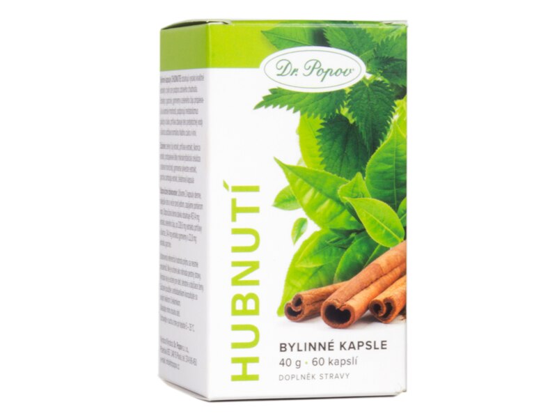 Dr. Popov Hubnutí 60 bylinných kapslí