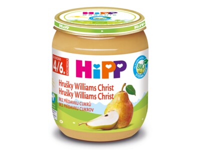 Hipp BIO Ovoce Hrušky Williams-Christ 125 g Hipp BIO Ovoce Hrušky Williams-Christ 125 g