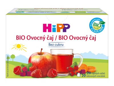 Hipp BIO Ovocný čaj nálevové sáčky 20x2 g Hipp BIO Ovocný čaj nálevové sáčky 20x2 g