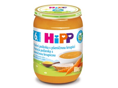Hipp BIO Polévka Kuřecí s pšeničnou krupicí 190 g