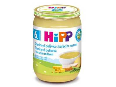 Hipp BIO Polévka Zeleninová s kuřecím masem 190 g Hipp BIO Polévka Zeleninová s kuřecím masem 190 g