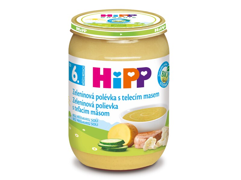 Hipp BIO Polévka Zeleninová s telecím masem 190 g