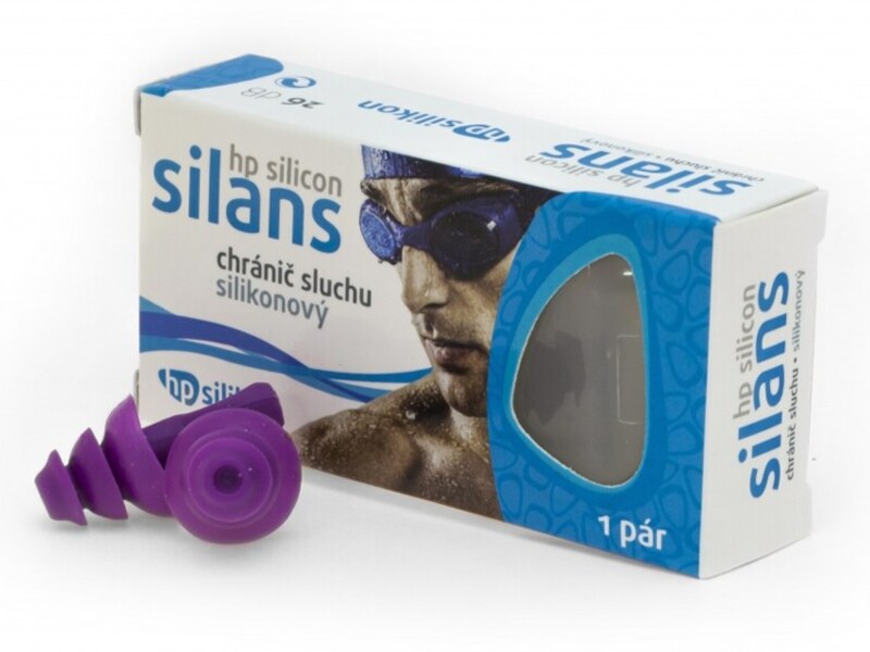 Silans Hp Silicon Aqua Chránič sluchu 1 pár