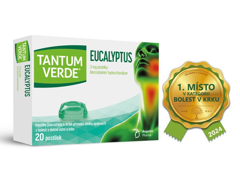 Tantum Verde Eucalyptus 20 pastilek