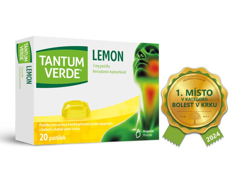 Tantum Verde Lemon 20 pastilek