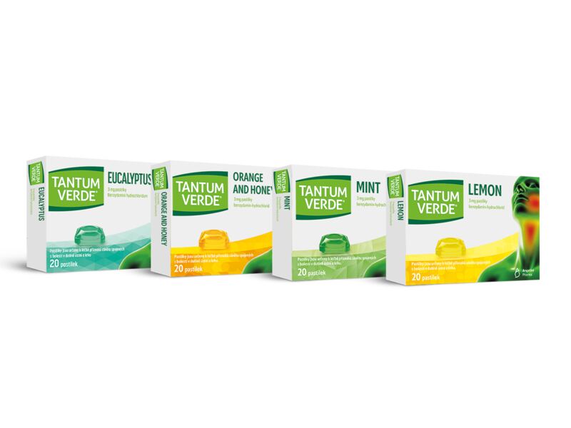 Tantum Verde Lemon 20 pastilek