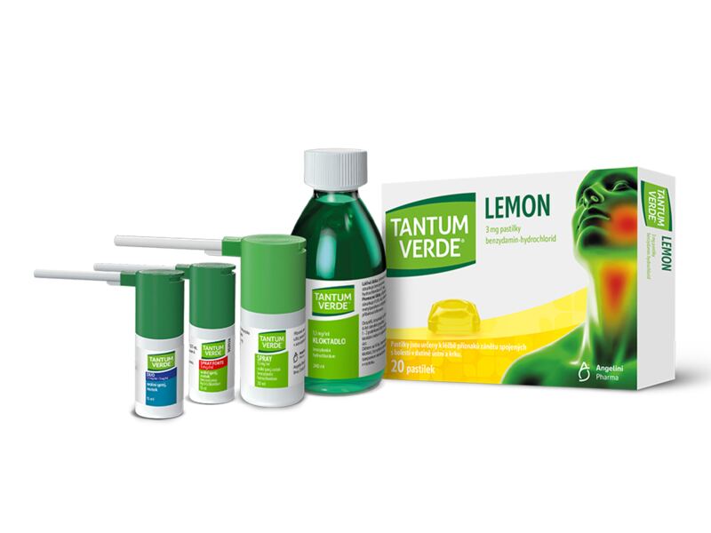 Tantum Verde Lemon 20 pastilek