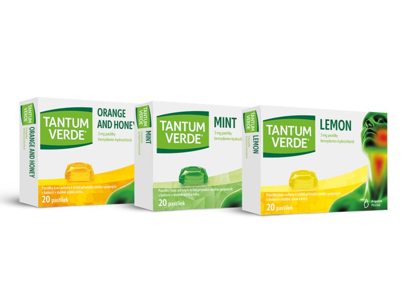 Tantum Verde Lemon 20 pastilek