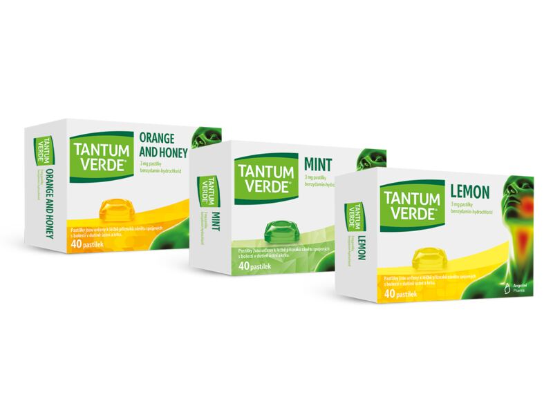 Tantum Verde Lemon 40 pastilek