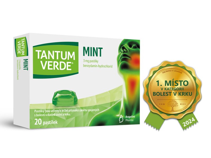 Tantum Verde Mint 20 pastilek