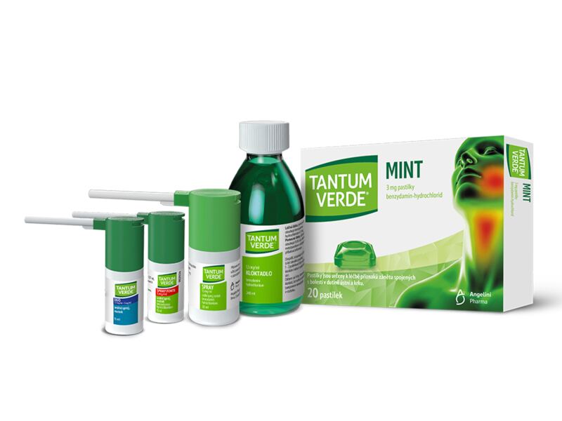 Tantum Verde Mint 20 pastilek Tantum Verde Mint 20 pastilek